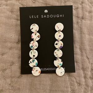 Lele Sadoughi confetti earrings